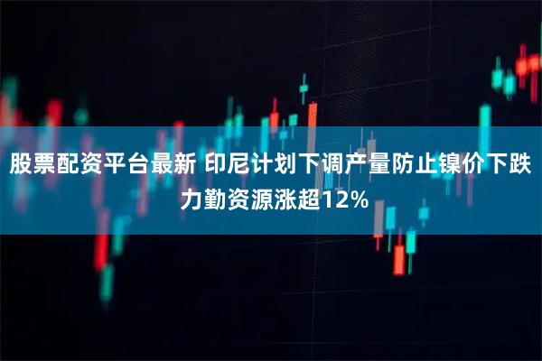 股票配资平台最新 印尼计划下调产量防止镍价下跌 力勤资源涨超12%
