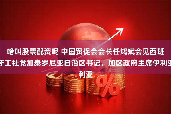 啥叫股票配资呢 中国贸促会会长任鸿斌会见西班牙工社党加泰罗尼亚自治区书记、加区政府主席伊利亚